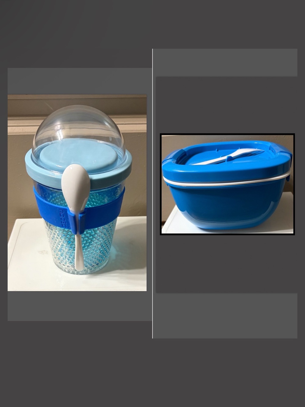 Chill Yo 2 Go + Bentgo Salad Container Set